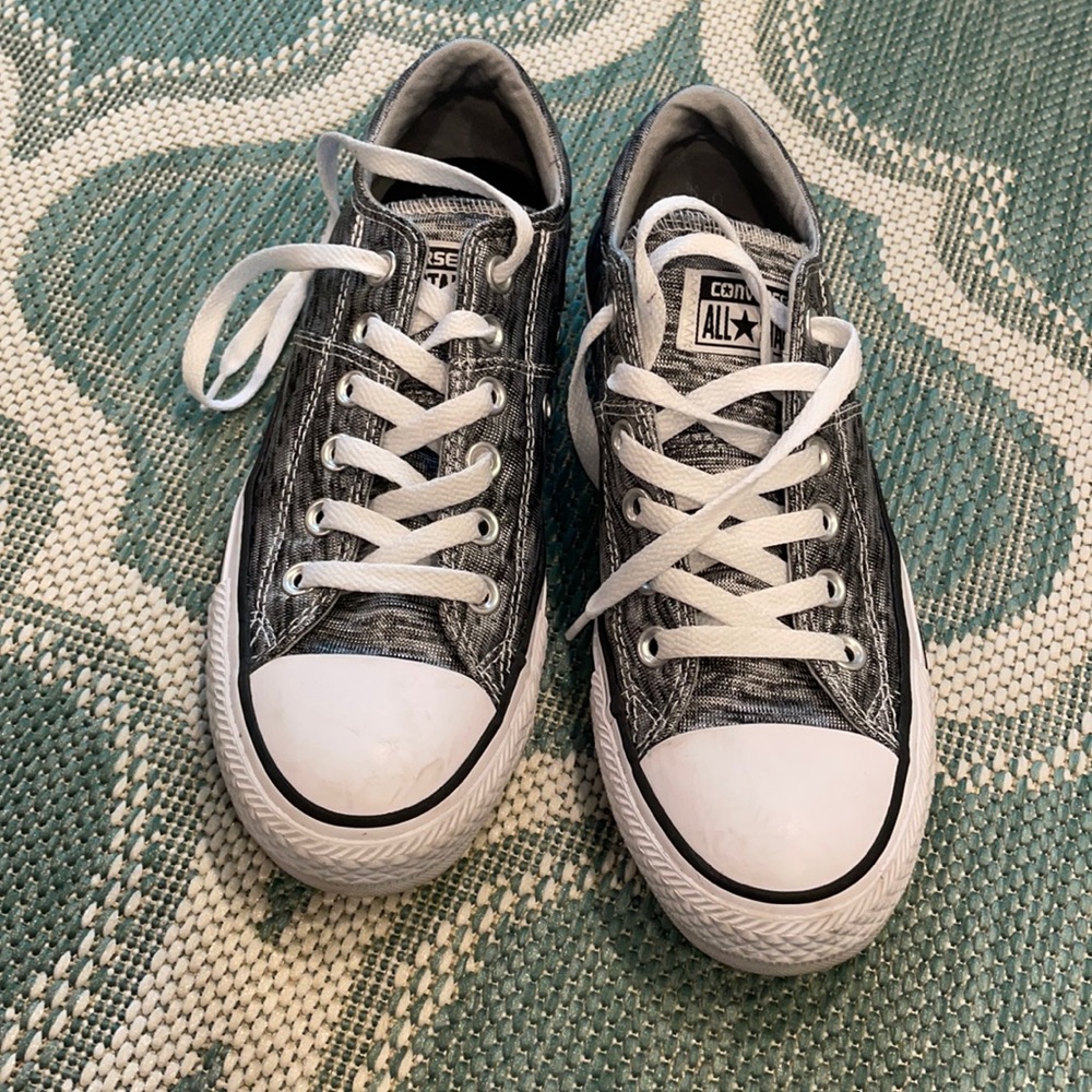 Converse Chucks Cloth Silvery Heather Gray W Sz 7